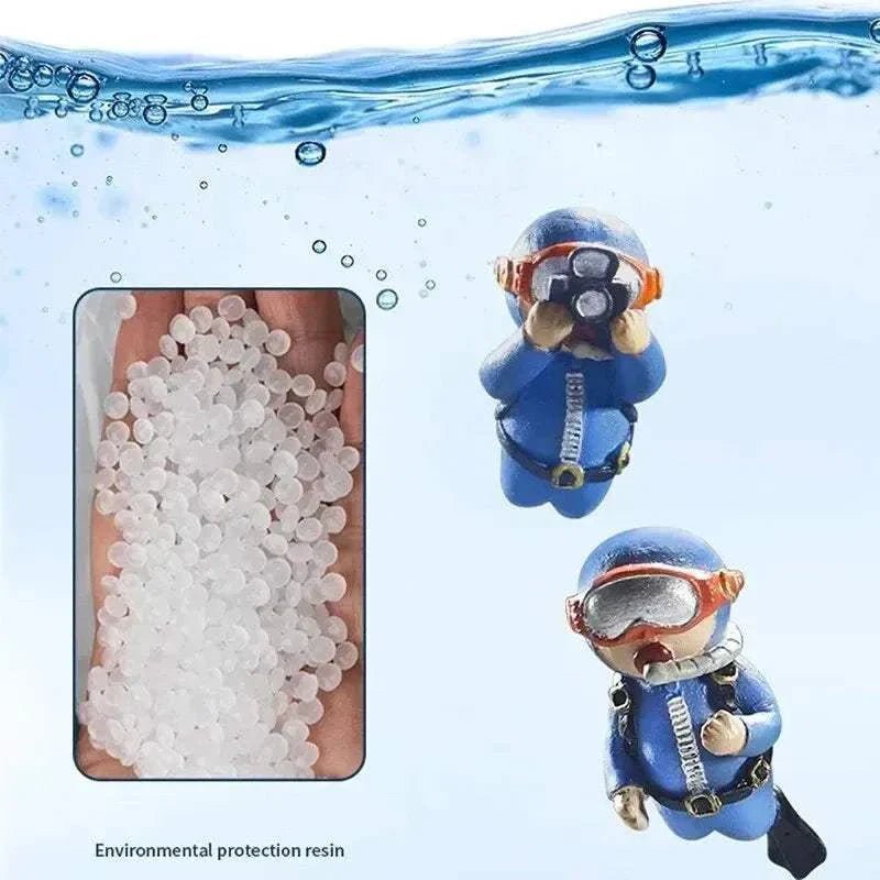 Aquarium Decoration Resin Floating Diver - Sweet Home Online Store