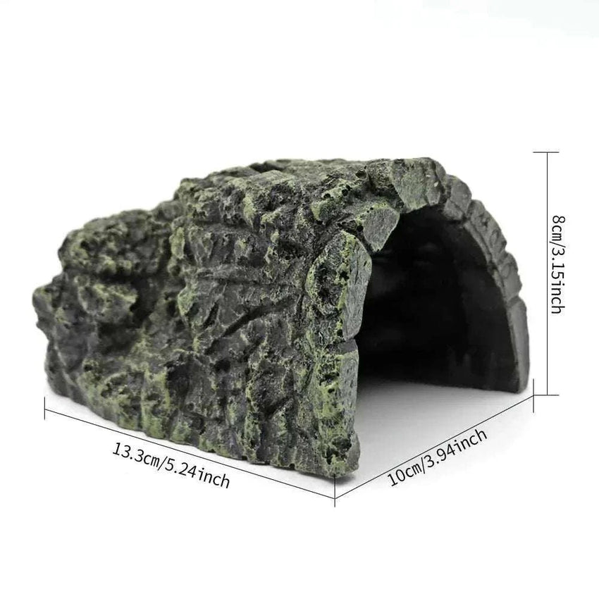 Aquatic Paradise: Fish Hiding Cave Aquarium & Reptile Habitat Decoration - Sweet Home Online Store