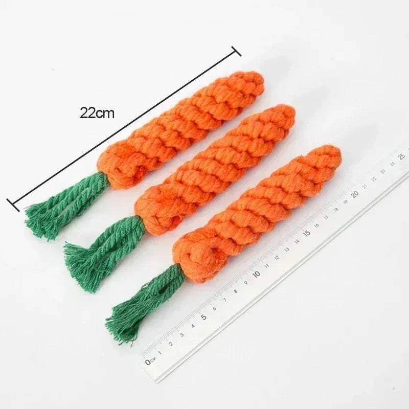 Carrot Dog Bite Rope toy - Sweet Home Online Store