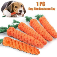 Carrot Dog Bite Rope toy - Sweet Home Online Store