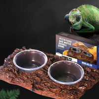 Reptilia Feeding Dish Feeder Dish for Frogs, Lizards, and Amphibians - Perfect for Chameleons, Spiders, Turtles, Leopard Geckos, and Bearded Dragons - Sweet Home Online Store