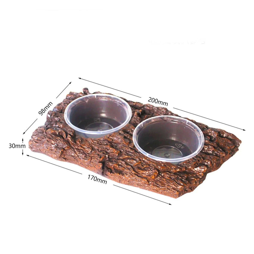 Reptilia Feeding Dish Feeder Dish for Frogs, Lizards, and Amphibians - Perfect for Chameleons, Spiders, Turtles, Leopard Geckos, and Bearded Dragons - Sweet Home Online Store