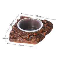 Reptilia Feeding Dish Feeder Dish for Frogs, Lizards, and Amphibians - Perfect for Chameleons, Spiders, Turtles, Leopard Geckos, and Bearded Dragons - Sweet Home Online Store