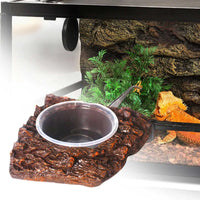 Reptilia Feeding Dish Feeder Dish for Frogs, Lizards, and Amphibians - Perfect for Chameleons, Spiders, Turtles, Leopard Geckos, and Bearded Dragons - Sweet Home Online Store