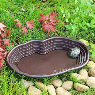 Large Reptile Water Bowl - Bathing Pool Accessory for Amphibians