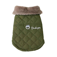 Winter Vest for Dogs - Warm Pet Coat with Big Fur Collar - Sweet Home Online Store