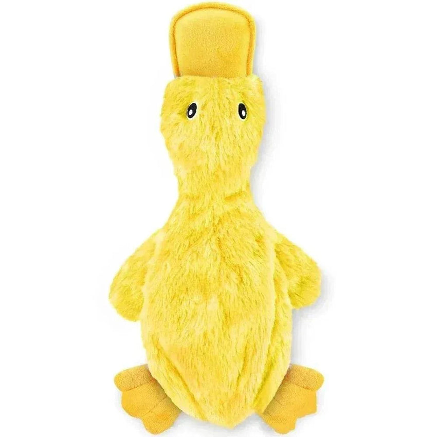 plush dog toys for aggressive chewers Yellow Soothing Duck Dog Toy - for Aggressive Cheers - Cute No Stuff Chewing Pet Supplies - for Puppies - Sweet Home Online Store