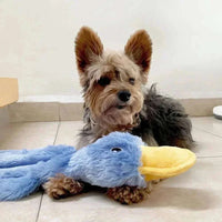 plush dog toys for aggressive chewers Yellow Soothing Duck Dog Toy - for Aggressive Cheers - Cute No Stuff Chewing Pet Supplies - for Puppies - Sweet Home Online Store